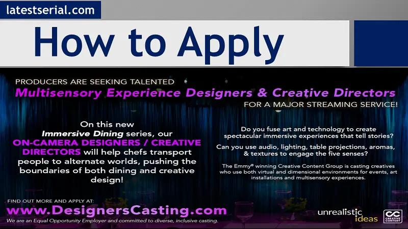 Multisensory Experience Designers & Creative Directors for Reality Shows