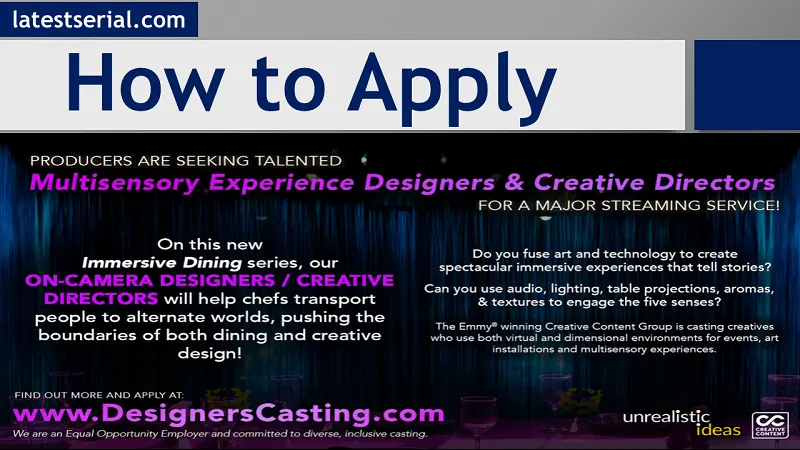 multisensory experience designers & creative directors for reality shows,design show casting, nationwide, reality tv castings,reality show,